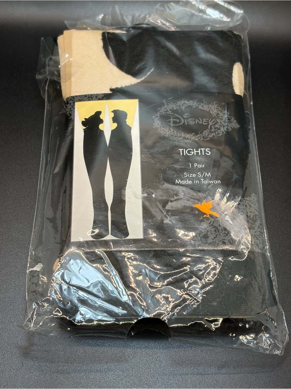 Disney Little Mermaid Ariel Prince Eric Tights S M Silhouette Novelty Hosiery